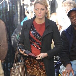 Marc By Marc Jacobs Red Crew Neck Sweater with Sequin Detail